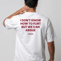DOBARAA – "Let's Argue" Oversized Quote Tee