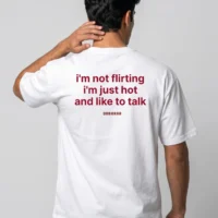 DOBARAA – "Just Hot" Oversized Quote Tee