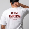 DOBARAA – "Please Cooperate" Oversized Quote Tee
