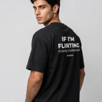 DOBARAA – "Please Cooperate" Oversized Quote Tee
