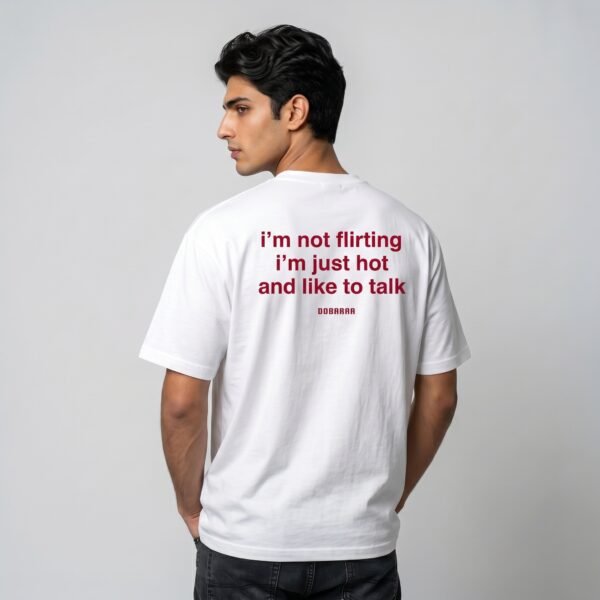 DOBARAA – "Just Hot" Oversized Graphic Tee