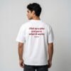 DOBARAA – "Flirt & Panic" Oversized Graphic Tee