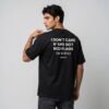 DOBARAA – "Red Flags" Oversized Graphic Tee