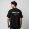 Back_view,_looking_over_left_202606170204 DOBARAA – "Not Shy" Oversized Graphic Tee