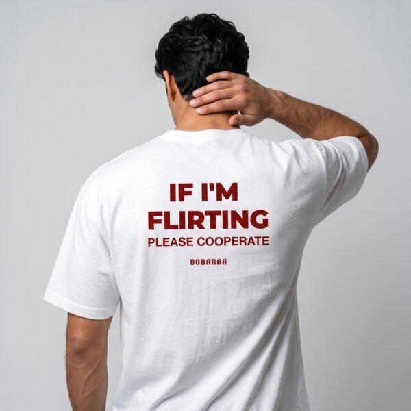 DOBARAA – "Please Cooperate" Oversized Graphic Tee