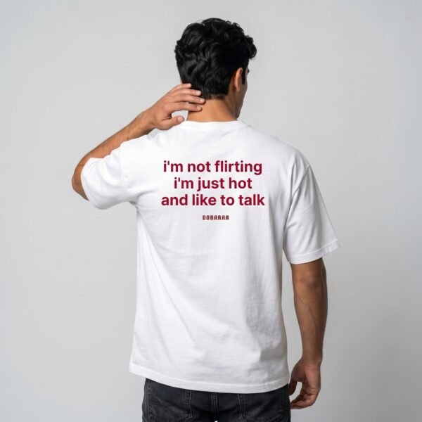 DOBARAA – "Just Hot" Oversized Graphic Tee
