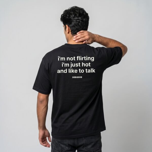 DOBARAA – "Just Hot" Oversized Graphic Tee