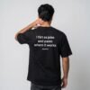 DOBARAA – "Flirt & Panic" Oversized Graphic Tee