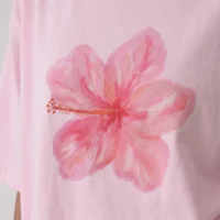 DOBARAA – "Hibiscus" Oversized Graphic Tee