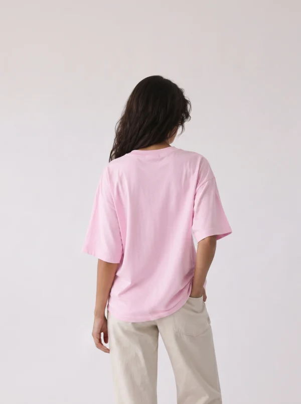 DOBARAA – "Hibiscus" Oversized Graphic Tee