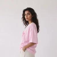DOBARAA – "Hibiscus" Oversized Graphic Tee