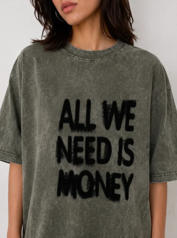 DOBARAA – "All We Need" Oversized Graphic Tee