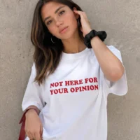 DOBARAA – "Not Here" Oversized Graphic Tee