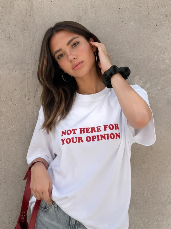 DOBARAA – "Not Here" Oversized Graphic Tee