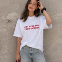 DOBARAA – "Not Here" Oversized Graphic Tee