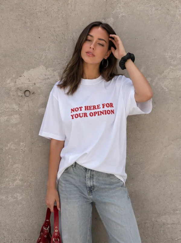 DOBARAA – "Not Here" Oversized Graphic Tee