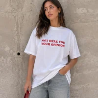 DOBARAA – "Not Here" Oversized Graphic Tee