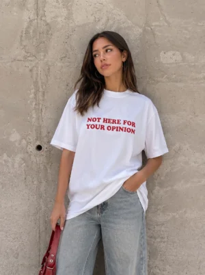 DOBARAA – "Not Here" Oversized Graphic Tee