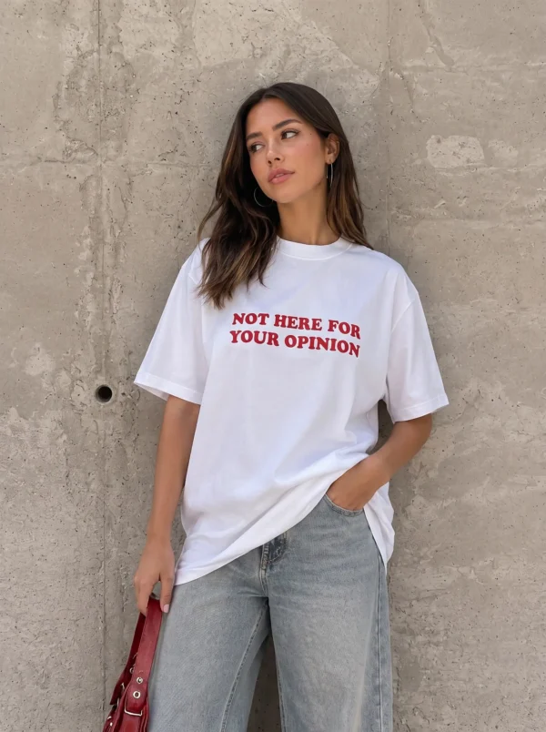 DOBARAA – "Not Here" Oversized Graphic Tee