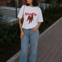 DOBARAA – "Spice It Up" Oversized Graphic Tee