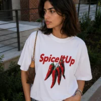 DOBARAA – "Spice It Up" Oversized Graphic Tee