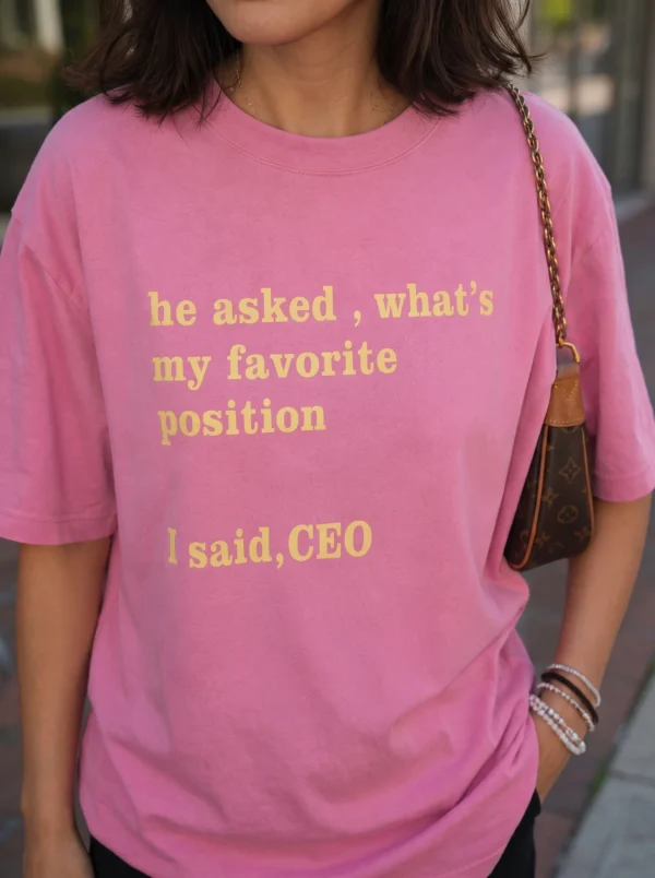 DOBARAA – "CEO" Oversized Graphic Tee