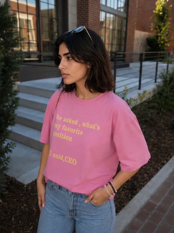 DOBARAA – "CEO" Oversized Graphic Tee
