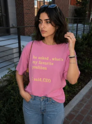 DOBARAA – "CEO" Oversized Graphic Tee